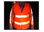 Reflective Vest 3 Stripes Yellow Tape Traffic Safety Equipment