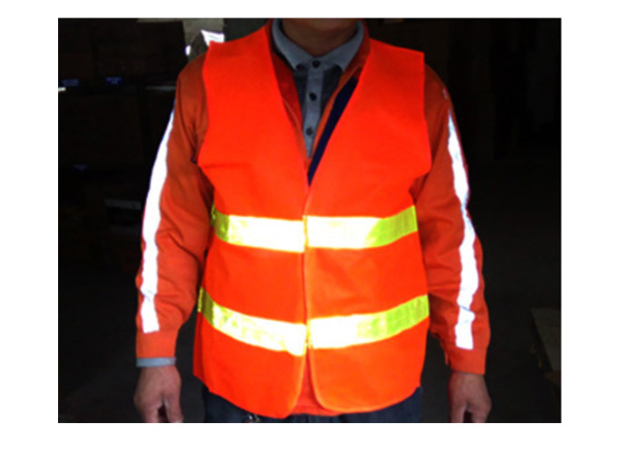 Reflective Vest 3 Stripes Yellow Tape Traffic Safety Equipment