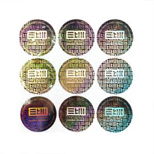 Quality Round 3D Custom Hologram Stickers Security Self Adhesive wholesale