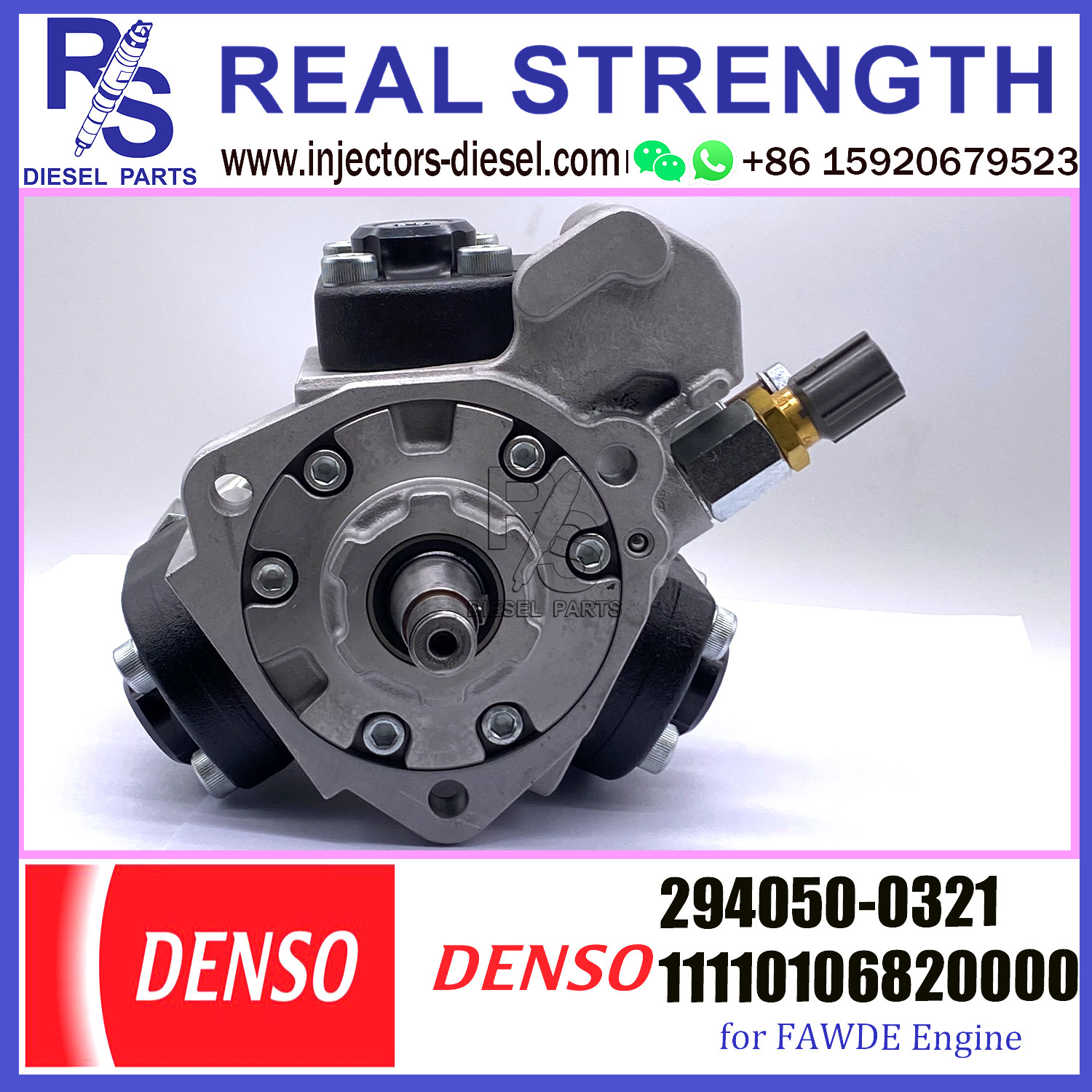 Diesel HP4 diesel engine fuel pump 2940500321 11110106820000 per FAWDE CA6DL1，DENSO pump 294050-0321 11110106820000