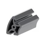 6063 6060 T6 Aluminium Industrial Profile High Hardness Rail Transit