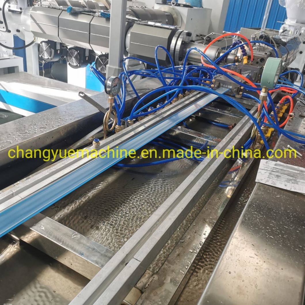 Plastic PVC Price Tag Holder Extrusion Making Machine