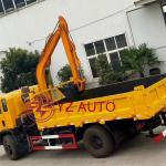 10m Max Lifting Height Dongfeng Mini Truck Mounted Excavator with Remote Control