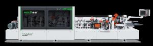 Quality 0.6Mpa Bevel And Straight Edge Bander Machine HD782 16m/Min 27kw wholesale