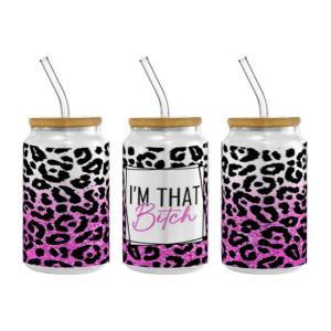 Quality OEM Printing UV DTF Libbey Wraps For Cups Wraps Spanish 16oz Tumbler wholesale