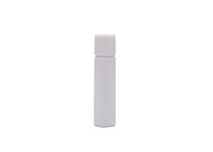 Quality Square White Plastic Refillable Glass Perfume Spray Bottles Skin Care Packaging wholesale