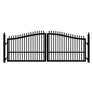 Quality Unclimbable Steel Metal Fence Gates Powder Coating 0.8m 1.0m 1.2m wholesale