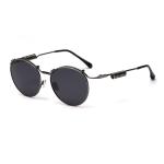 Spring Shape Shades 145MM Plain Lens Glasses Unisex Sunglasses Unique Metal