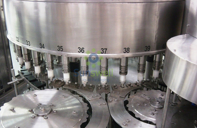 3-in-1 Water Filling Machines With Capping Function , Diameter 50mm - 100mm