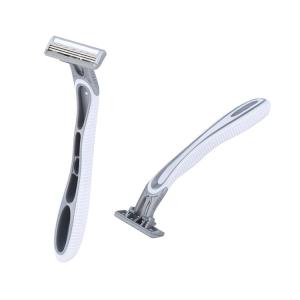 Quality Disposable Triple Blade Razor Customized Logo For Facial / Body Hair Shaving wholesale
