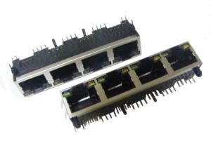 Quality RJ45 connector 1*4 +LED wholesale