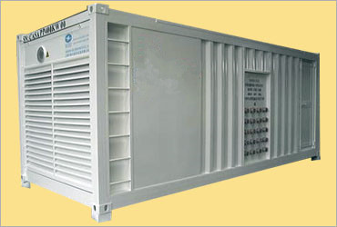 500kVA Marine Grade Containerized Diesel Generator 40 Receptacles Power Pack For Reefer Containers