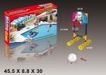Unisex Children's Play Toys , 2 In 1 Water Basketball Hoop Soccer Goal Set