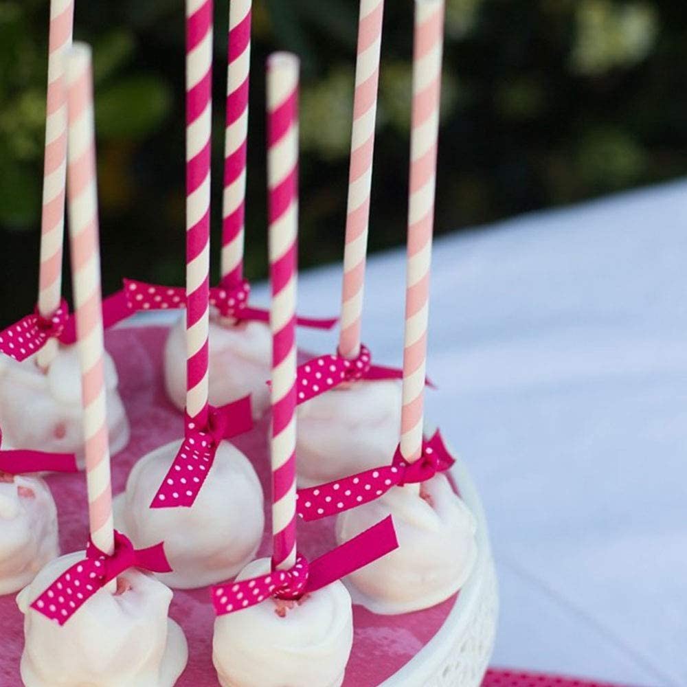 7.75" Christmas Holiday Gift Paper Party Straws