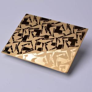 Quality 6k 8k Stainless Steel Decorative Sheets Etched 430 0.5mm Decorative Metal Sheets wholesale
