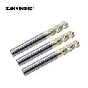 Quality 4 Flute Corner Radius Solid Carbide Taper End Mill For Stainless Steel wholesale