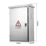 304 Stainless Steel Weatherproof Distribution Box Wall Mounted Floor Standing