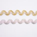 Garment 3cm 4cm Braid Gold Rick Rack Edging