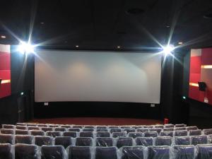 Quality 25m Width Seamless Silver Projection Screen For Giant Cinema Hall wholesale