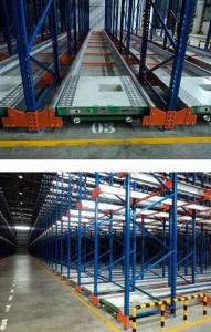 Quality food and beverage Storage steel radio shuttle Racking System manufacturer wholesale
