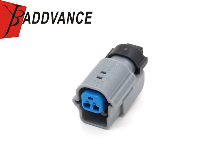 2 Pin Female Pa66 Gf30 Automotive Electrical Connectors Gray Color