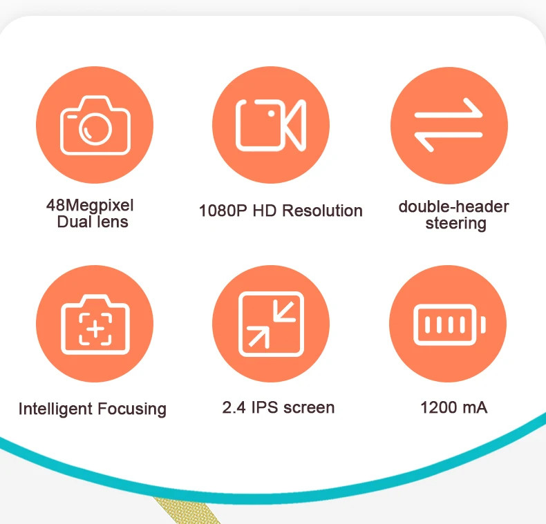 M8 2.4 Inch Screen Camera 3 Games Digital Camera for Children Mini Instant Print Camera