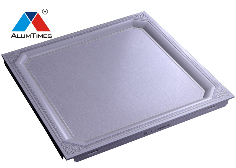 Elegant Aluminum Suspended Ceiling 30 X 30cm For House Decoration Anti Fouling