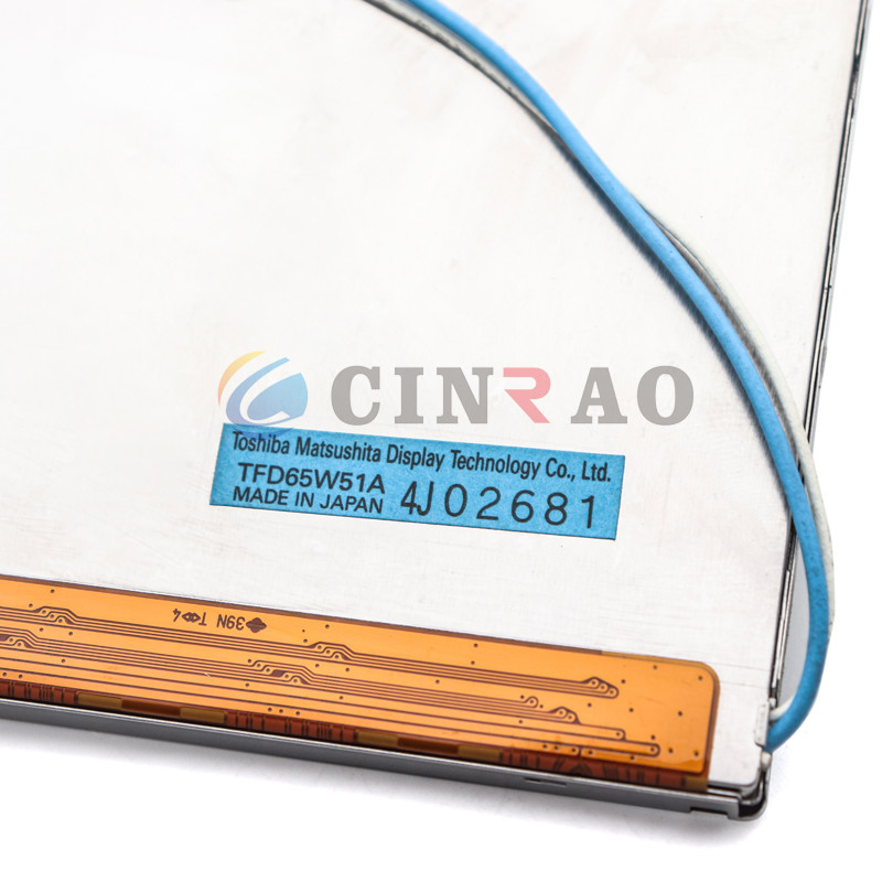 6.5 INCH Toshiba TFD65W51A TFT LCD Screen Display Panel For Car GPS Auto Spare Parts