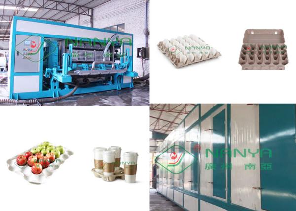 Cheap Fast Automatic Paper Egg Crate Making Machine Vacuum Suction Forming Type for sale