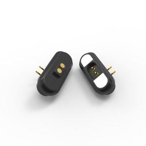 Quality Customized 2 Pin Magnetic Connector 12V Magnetic Male Female Connector Black wholesale