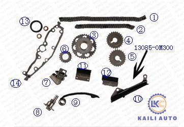 GA14DE GA16DE Timing Chain Kit For NISSAN AD RESORT ALMERA PRIMERA SENTRA DOHC