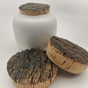 Quality Premium Quality Customized Size Ceramic Bottle Cork Bark Lids wholesale