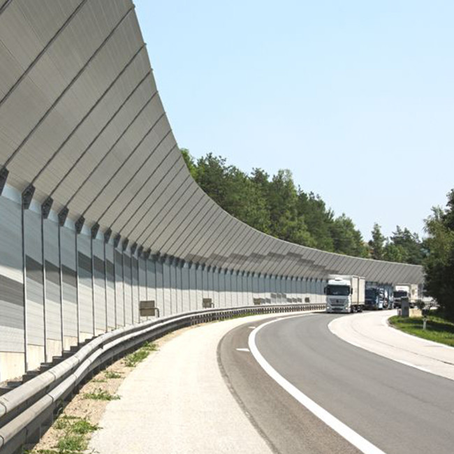 Railway Perforated Metal Acoustic Panel Wall Noise Barrier Fence