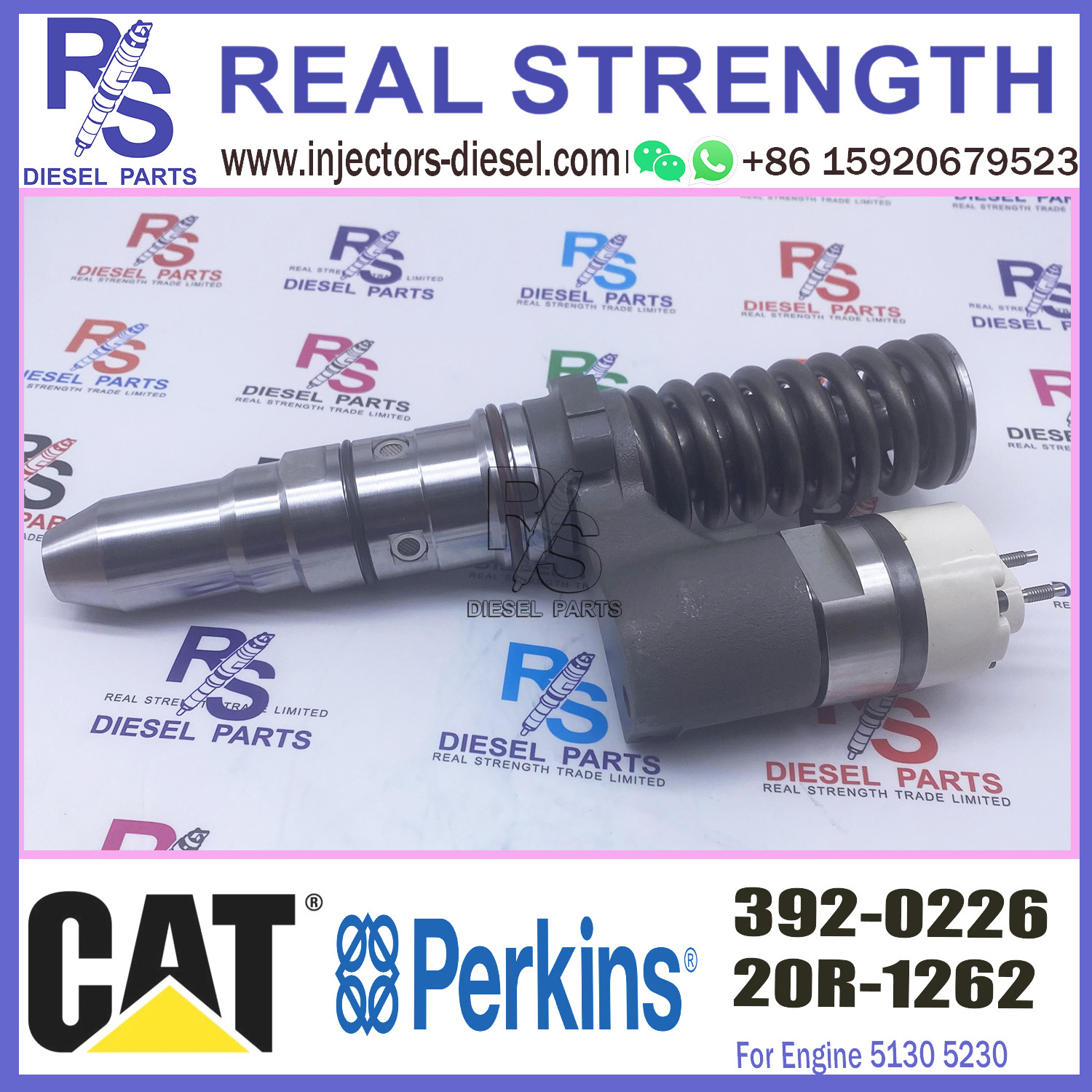 Common Rail Control Valve Injector Valve Common Rail Injector for 5130 5230 392-0226 20R-1262