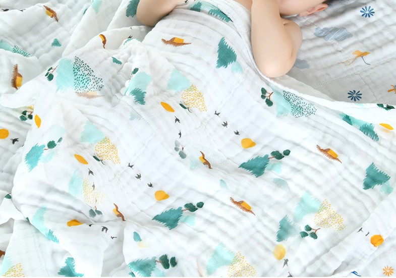 Six Layer Gauzy Cotton Blanket