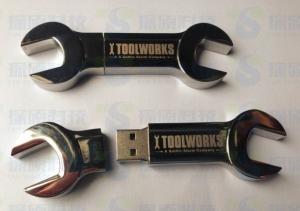 Quality 2G/4G/8G/16GB spanner USB key/ metal USB Flash drive customize your logo wholesale