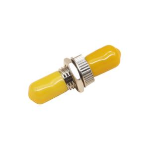 Quality ST Sleeve Metal Housing ST - ST Fiber Optic Adapter Simplex Optical Fiber Coupler wholesale