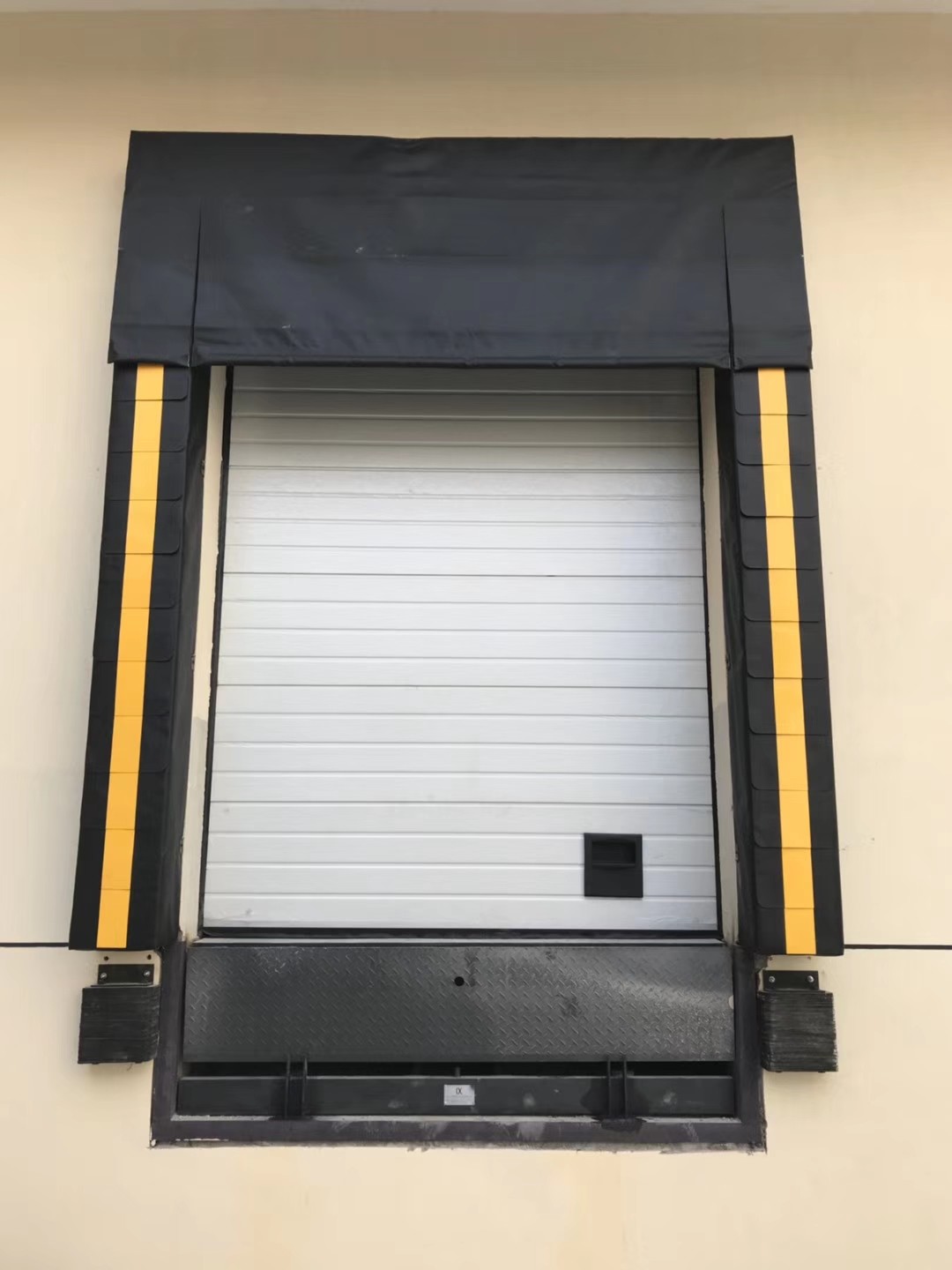 Foam Loading Dock Seal For Warehouse Cold Room With Head Hood Curtain