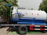 4X2 Dongfeng Vacuum Sewage Suction Truck With 10cbm Tank