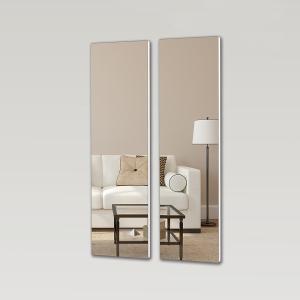 Quality Wall Mounted Full Body Frameless Makeup Mirror 3mm Thick wholesale