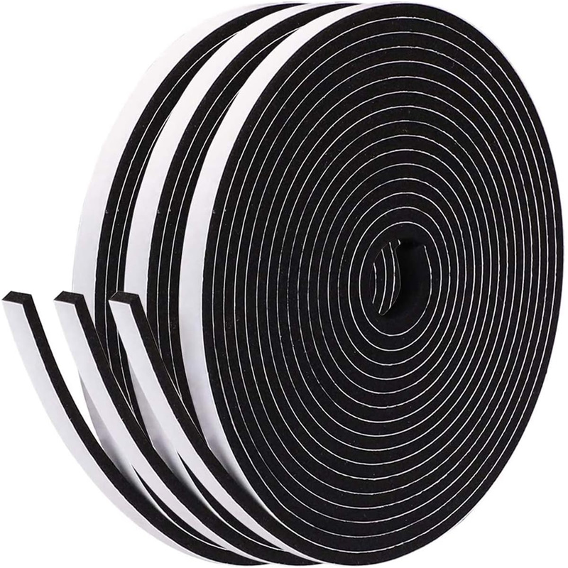 Weather Stripping For Door And Window High Density Single Sided Closed Cell Door Insulation Weather Strip