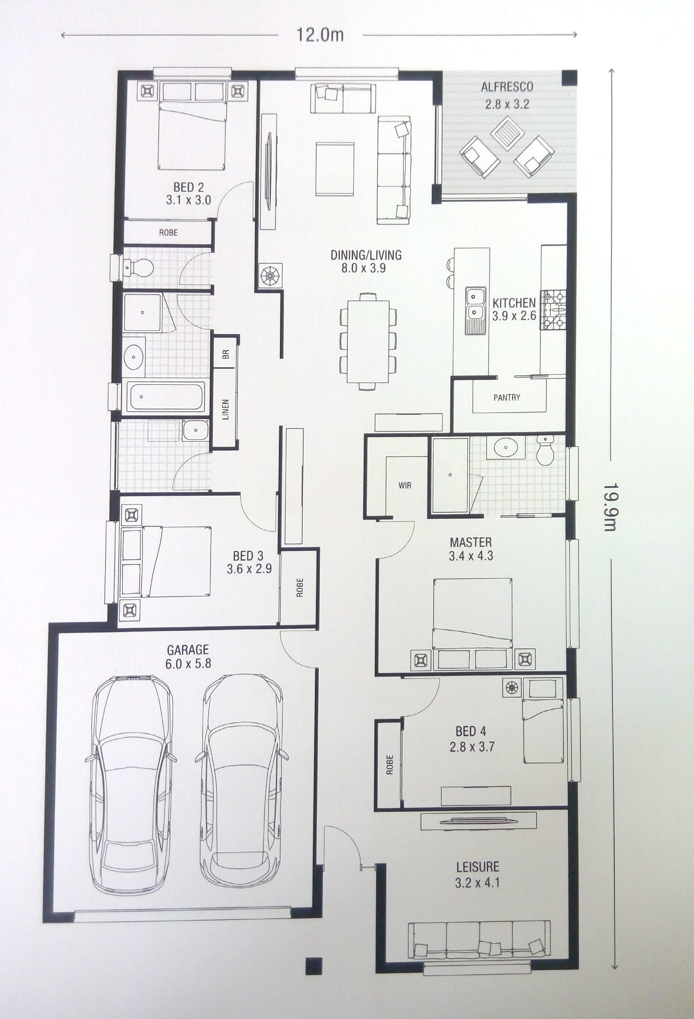 Light Gauge Steel Frame Prefabricated Bungalow Homes One Story Houses for Sale