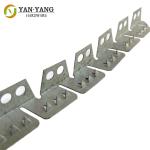 China Manufacturer Metal Curved 2 Holes Flexible Upholstery Back Tacking Strips
