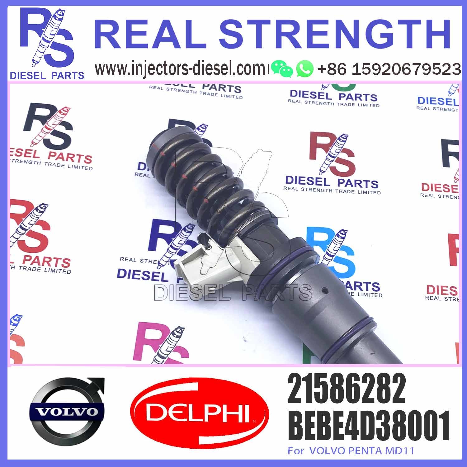 New Diesel Fuel Injector 21586282 BEBE4D38001 21586282 For V-O-L-V PENTA MD11
