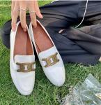 SGS Womens Leisure Shoes Durable Stylish Cow Leather Shoes