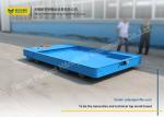 Heavy Material Industrial Motorized Carts / Battery Transfer Cart Emergency Stop