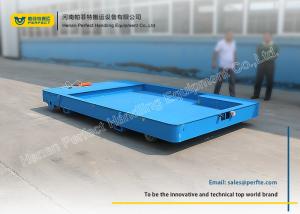 Quality Flat Steel Battery Powered Cart Export No Rail Vehicle With PLC Control wholesale