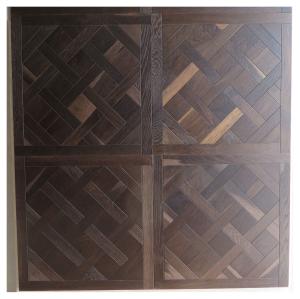 Quality Dark Stained Oak Engineered Versailles Panel Flooring For Villa, big house wholesale