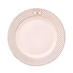 Lead Free Microwave Safe 9in Pink Porcelain China Dinnerware Sets