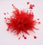 Event Party Supplies Feather Mounts Hackle Millinery Feather Flowers 15x30cm